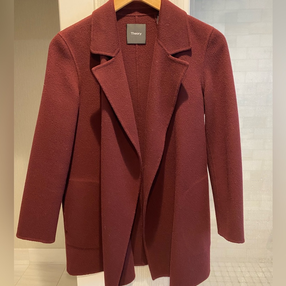 Theory size petite coat. Super cute and comfortable!